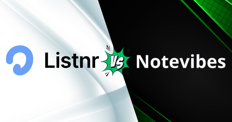 Listnr vs Notevibes: Which is Better Voice Generator in 2025? 3 listnr vs notevibes