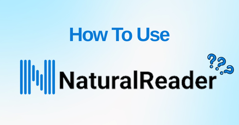 How to Use NaturalReader