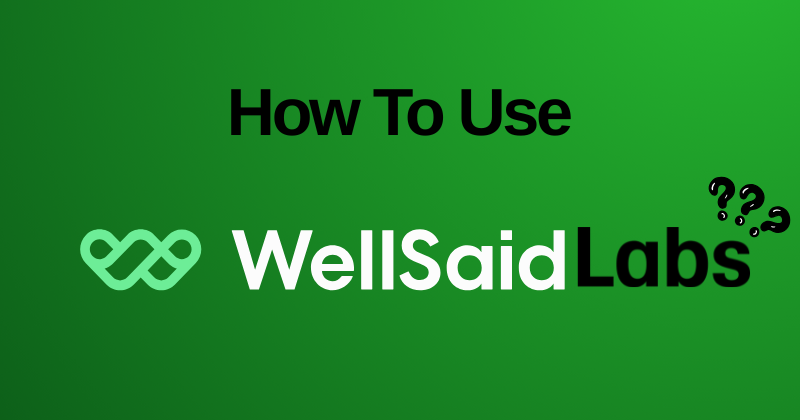How to Use WellSaid Labs for Best Audio Outputs in 2026 40 How to Use WellSaid Labs