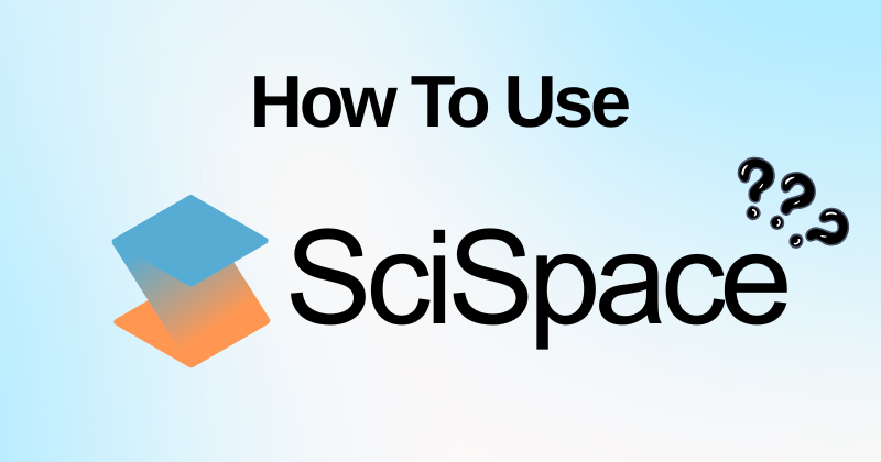How to use SciSpace