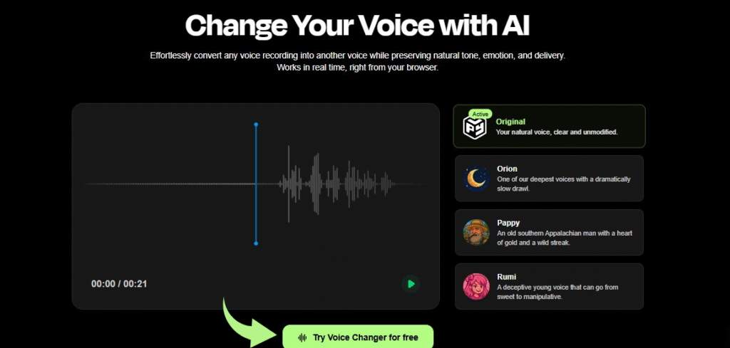 Play HT AI Voice Changer