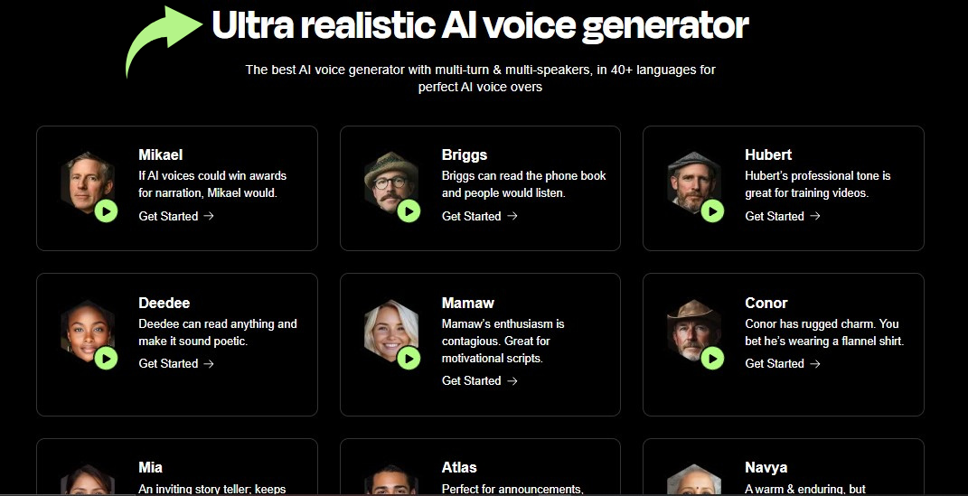 Play HT Realistic AI Voices