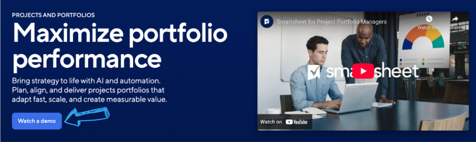 Smartsheet Project & Portfolios Image
