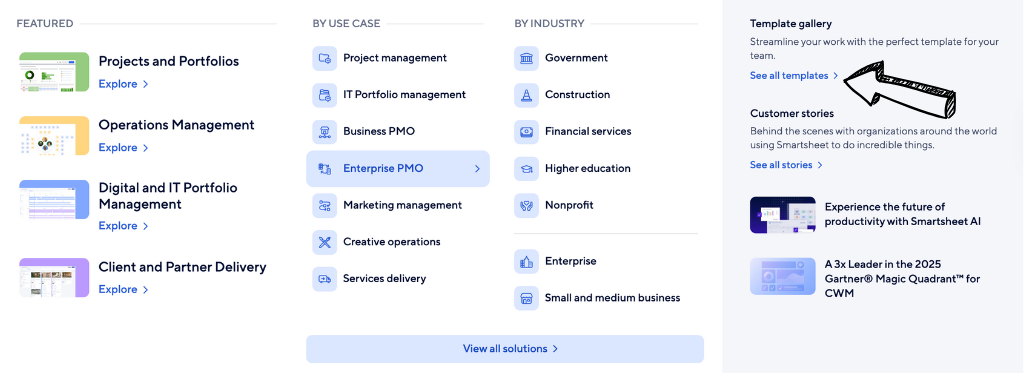 Smartsheet top benefits