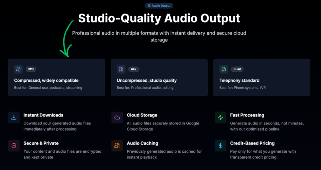 notevibes Studio-Quality Audio Output
