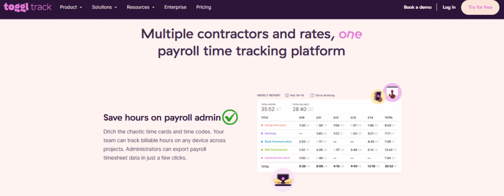 Toggl Project Estimates and Alerts