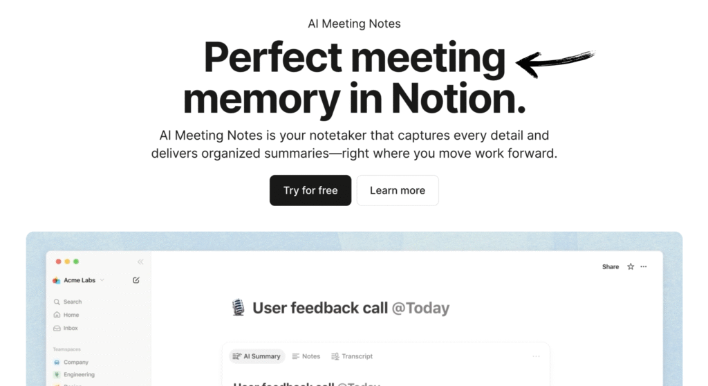 Notion AI