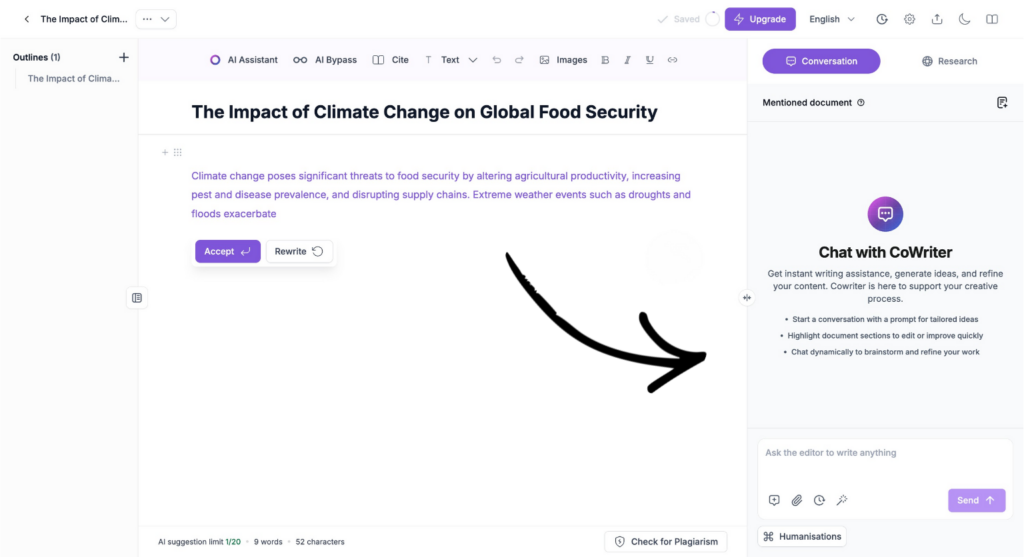 cowriter personal experience
