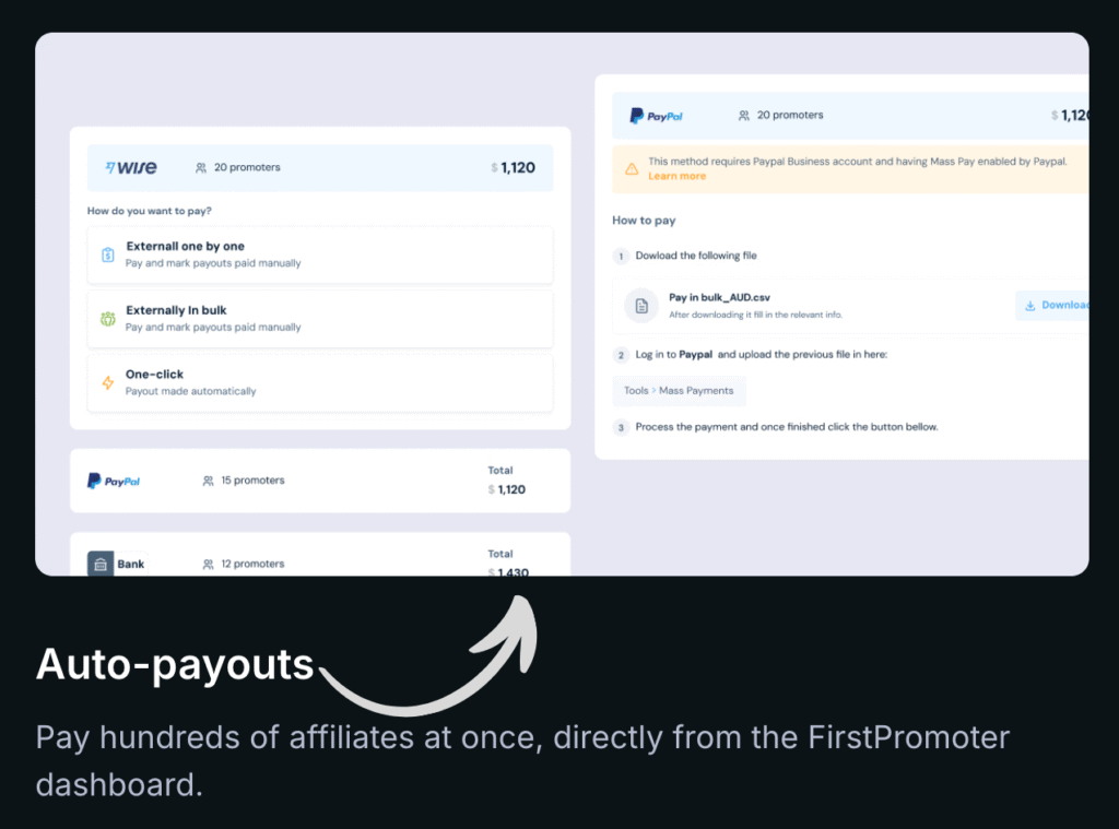 Firstpromoter Review: Best For Your Business in 2025? 11 Firstpromoter Auto-payouts