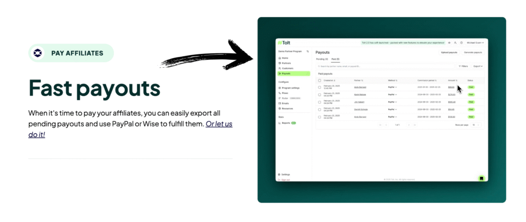 Tolt IO Review: Best Affiliate Marketing Software in 2025? 6 Tolt PAY AFFILIATES