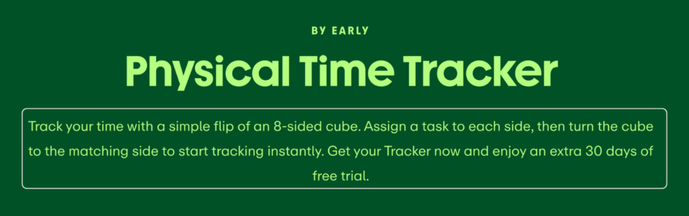 Early Physical Time Tracker