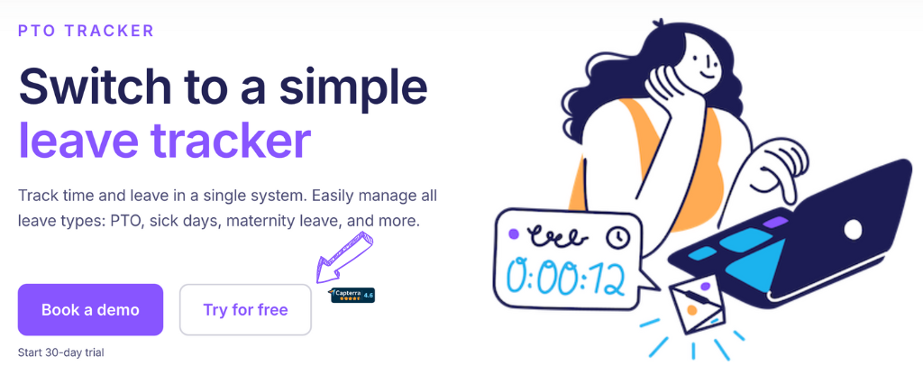 Timeular PTO tracker