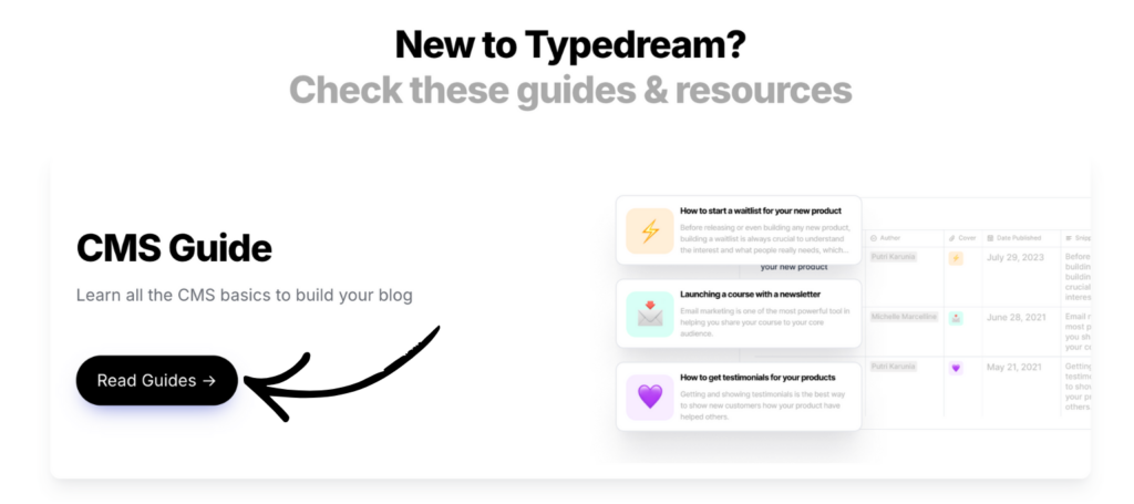 typedream cms