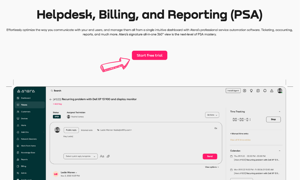 Atera Professional Service Automation