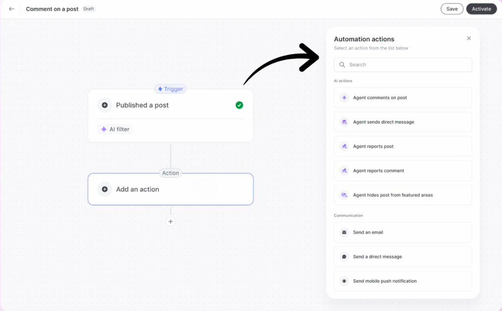 circle automation workflow