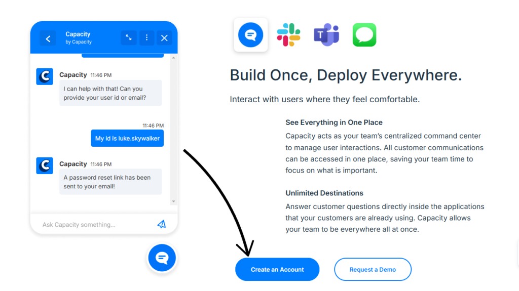 capacity chatbot