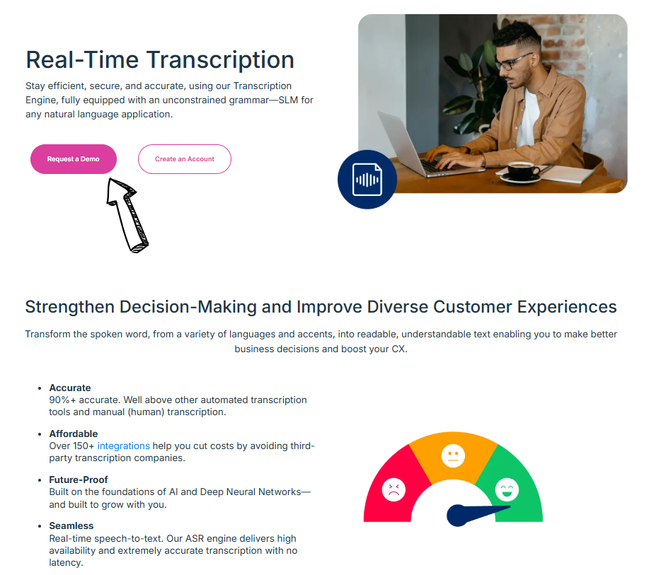 capacity realtime transcription
