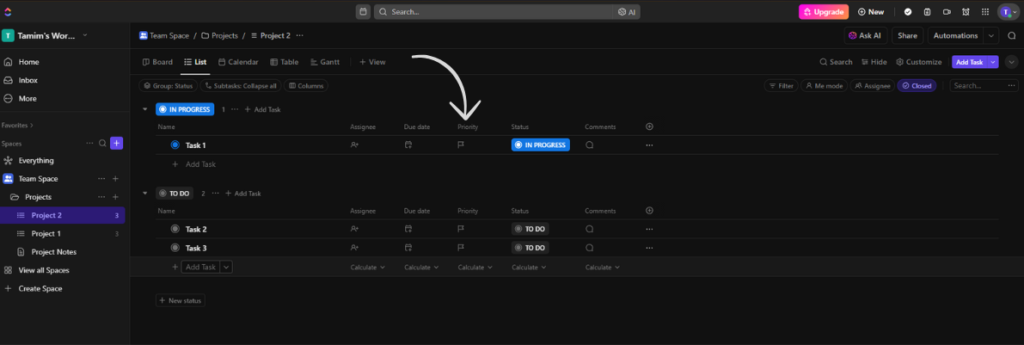 clickup personal experience