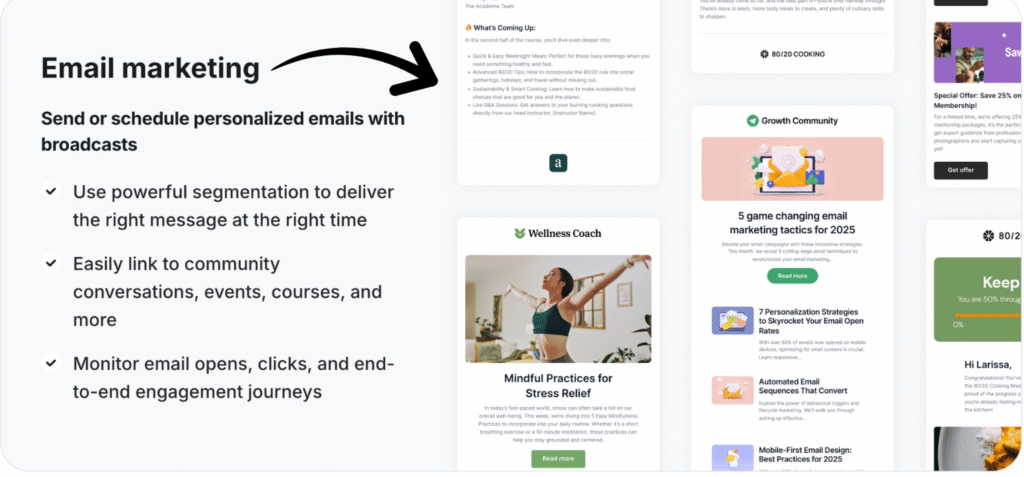 circle email marketting