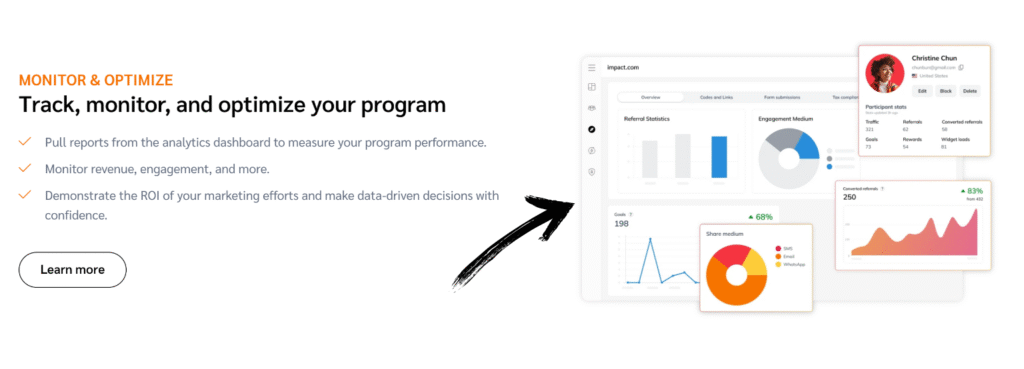 Impact Review: Affiliate Platform Deep Dive in 2025! 11 impact MONITOR & OPTIMIZE