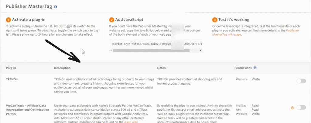 Awin Review: Maximize Your Affiliate Earnings in 2025 9 awin publisher mastertag