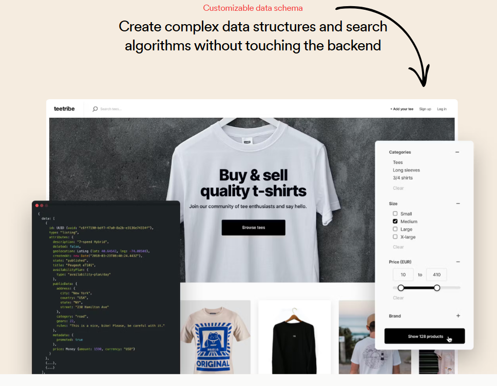 sharetribe customizable data scheme