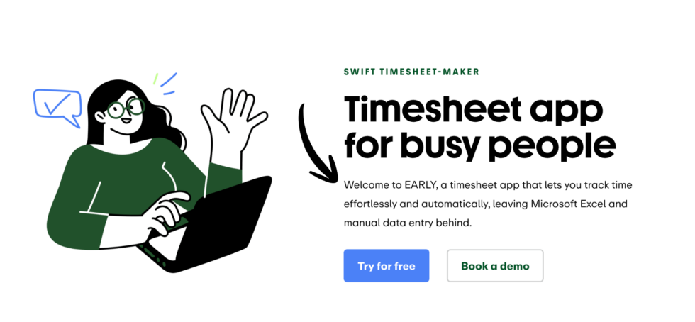 Early Swift Timesheet-Maker