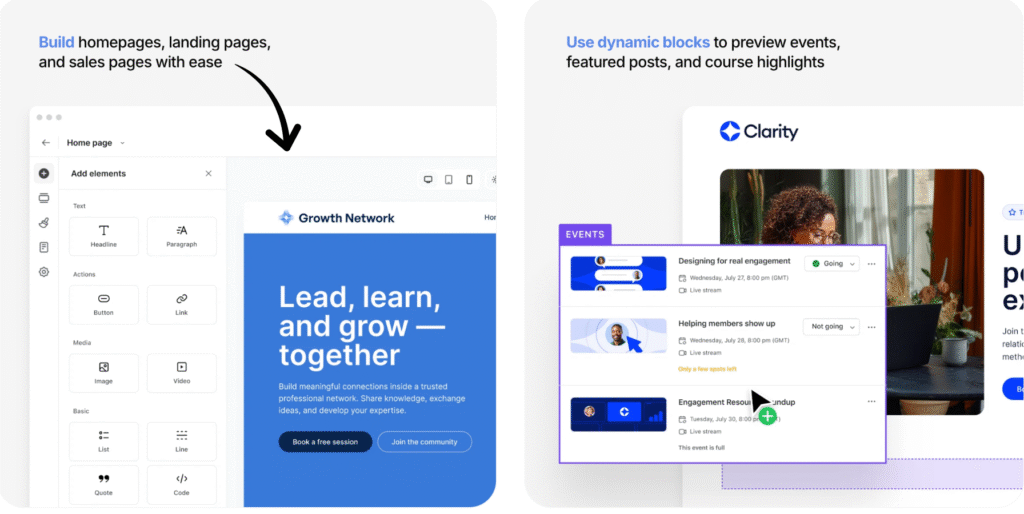 circle website builder