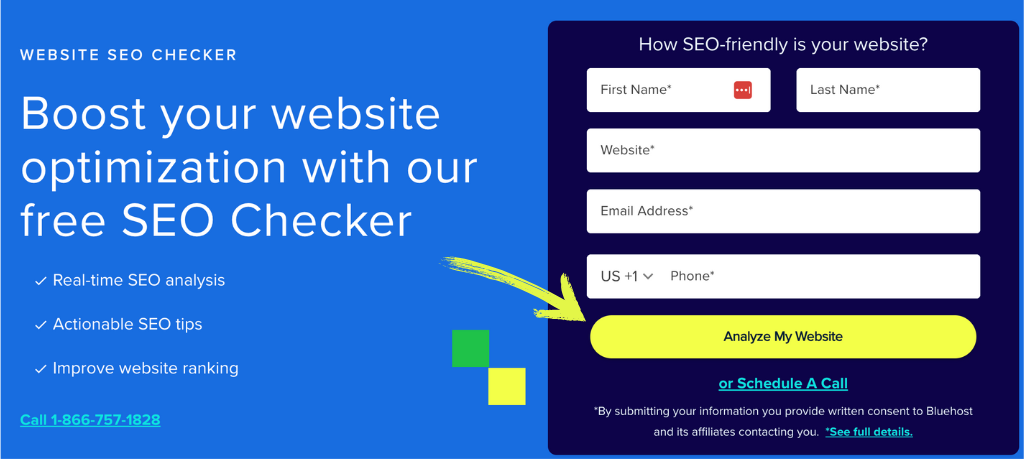 Bluehost Website SEO Checker