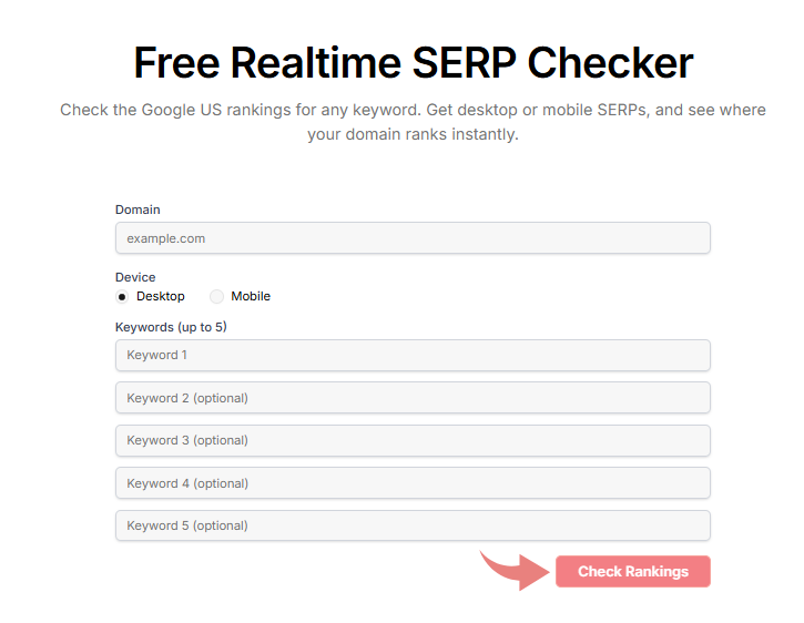 Content Raptor SERP Checker