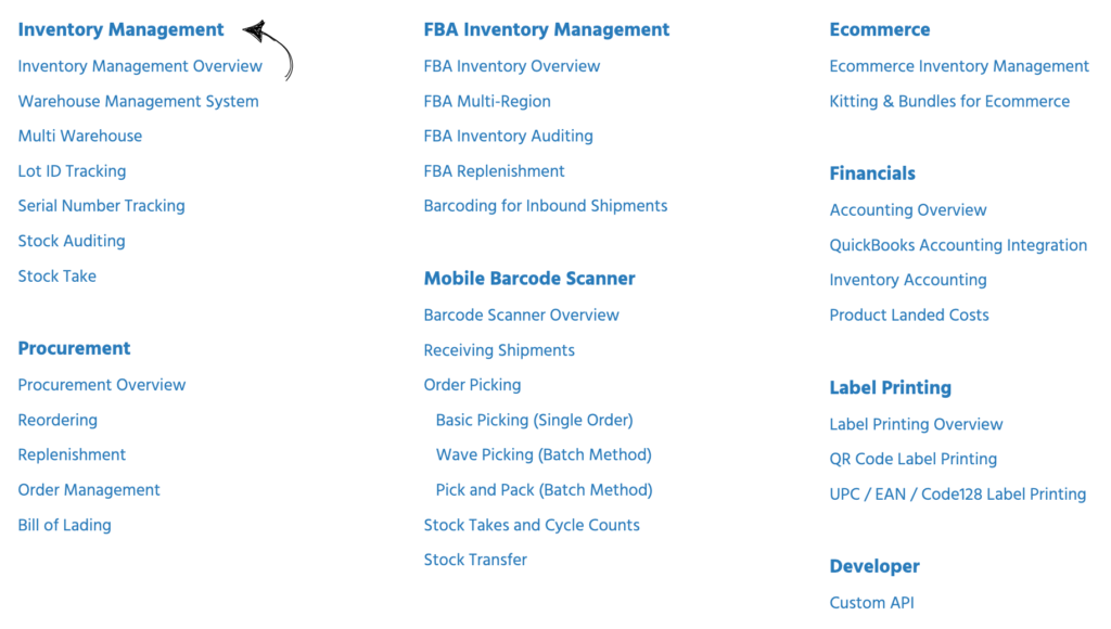 Finale Inventory Top Benefits