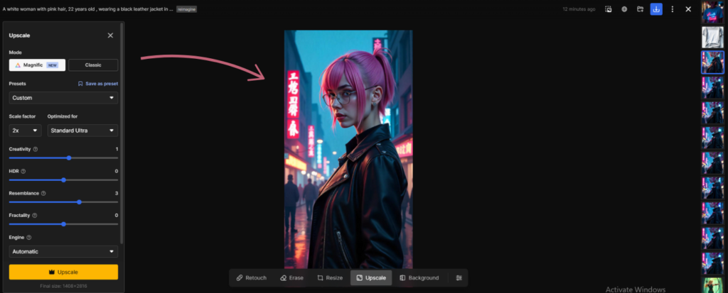 Freepik ai image upscaler