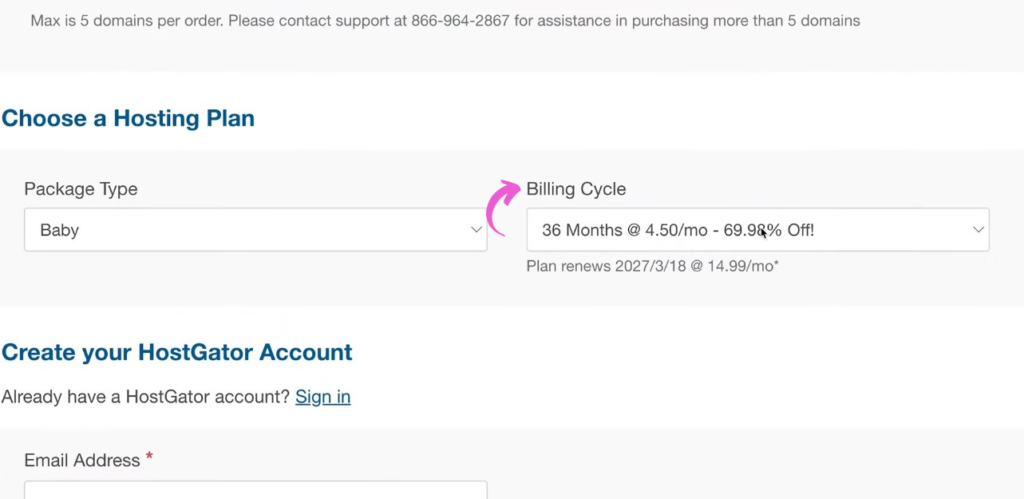 HostGator Manageable Autorenewals