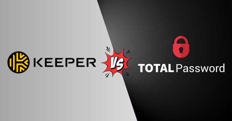 Keeper Security vs TotalPassword