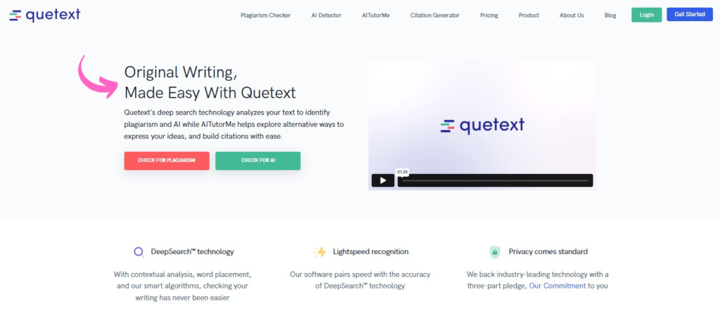 Quetext Introduction
