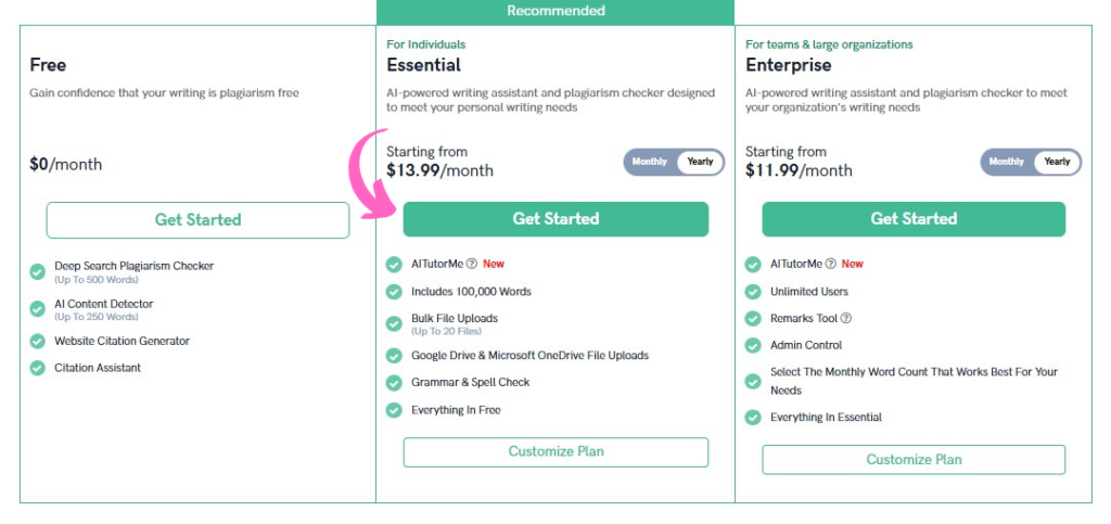 Quetext Pricing