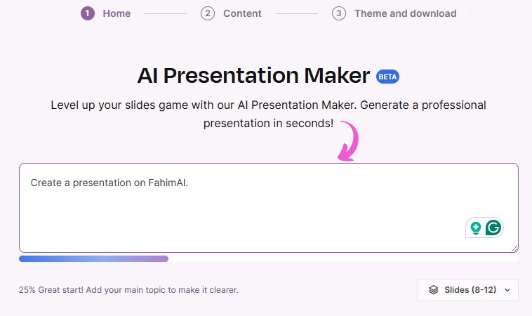 SlidesGo AI Presentation Maker