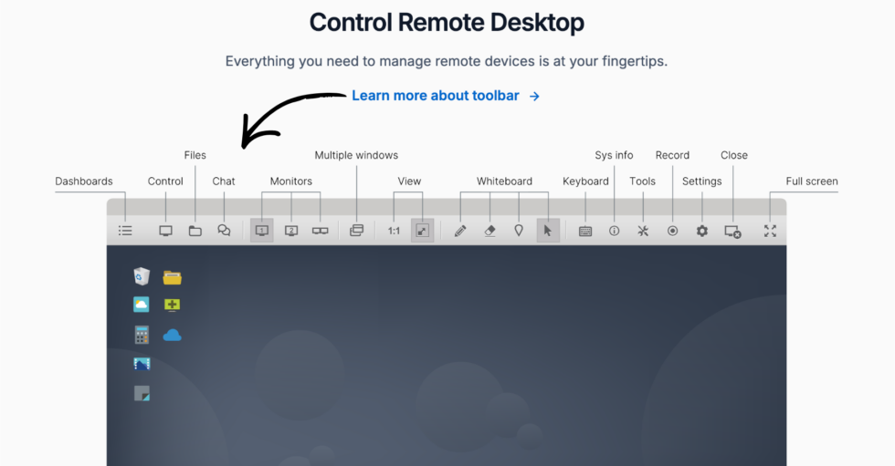 ISL Online Control Remote Desktop Image