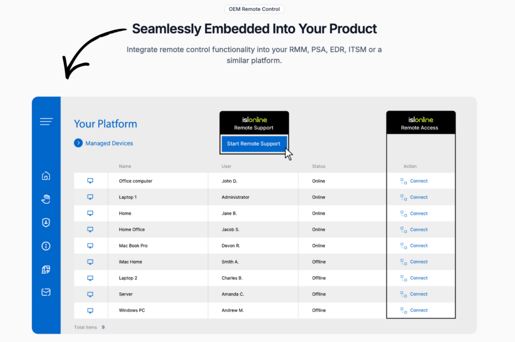 islonline OEM Remote Control