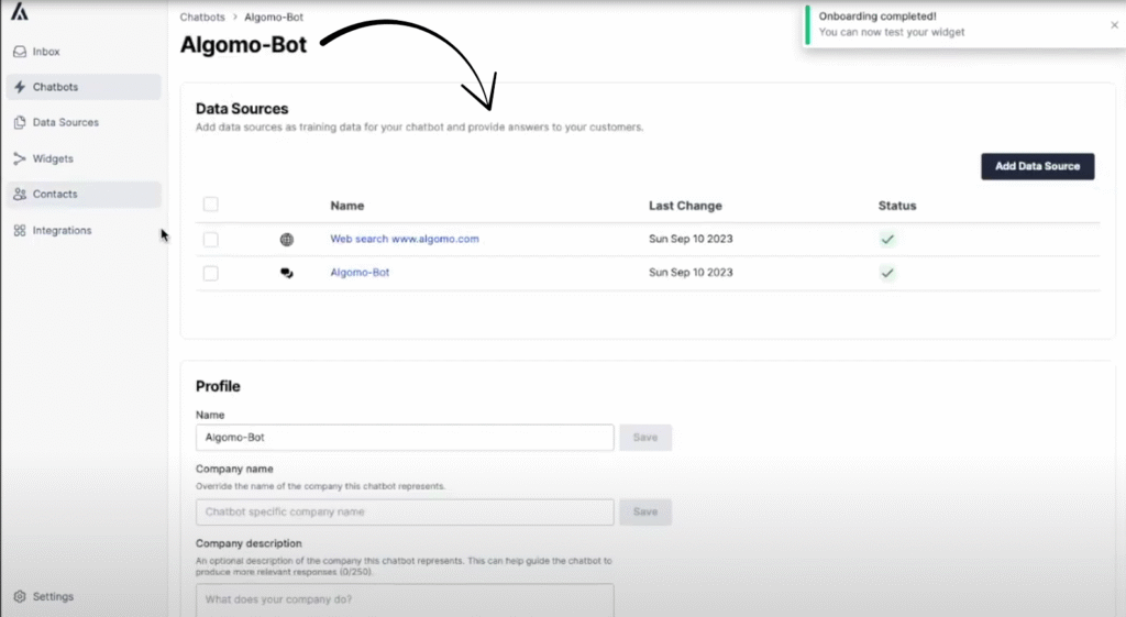 Algomo algomo-bot
