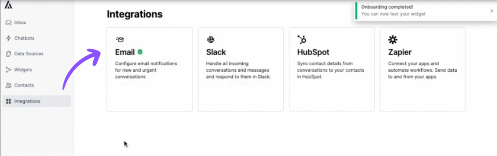 Algomo integrations