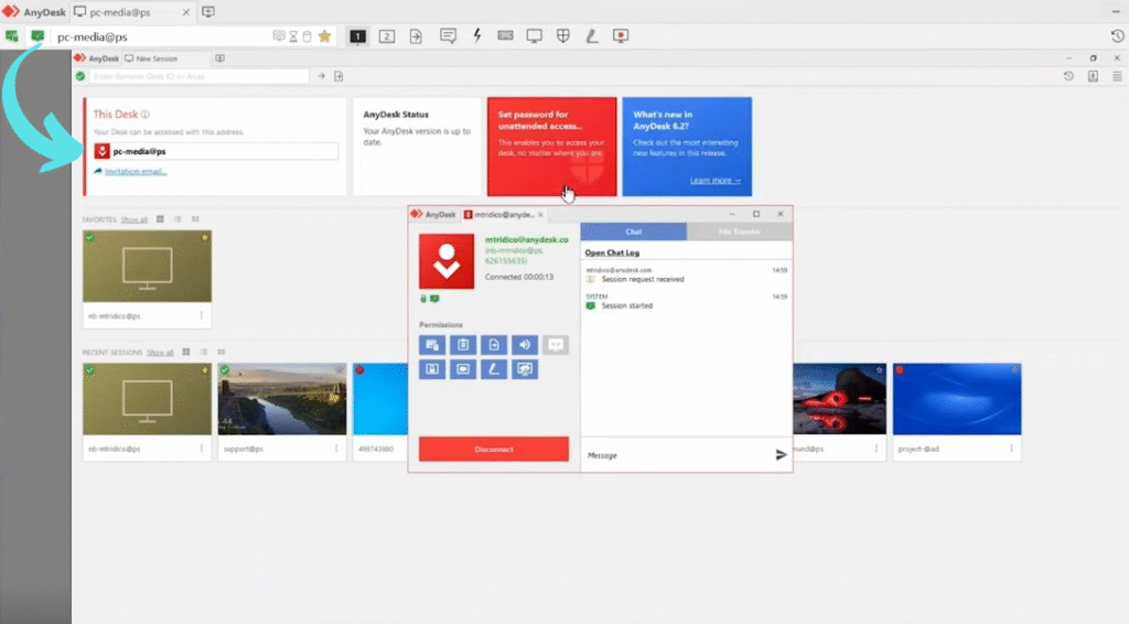 AnyDesk Interactive Dashboard