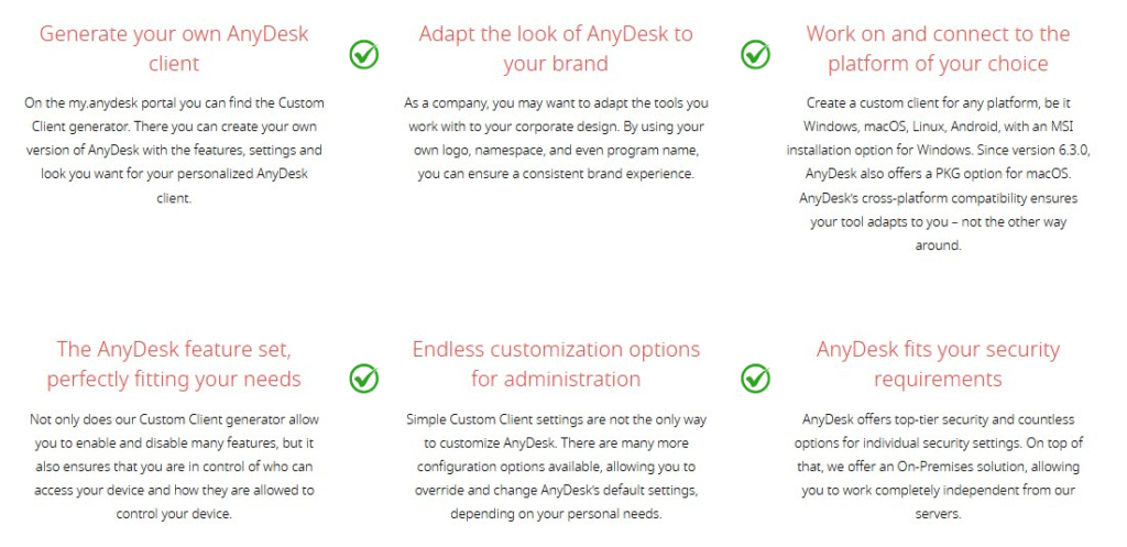 AnyDesk Top benefits