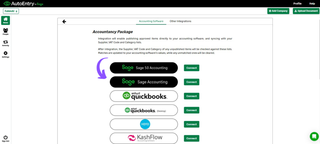 Autoentry Advanced Integrations
