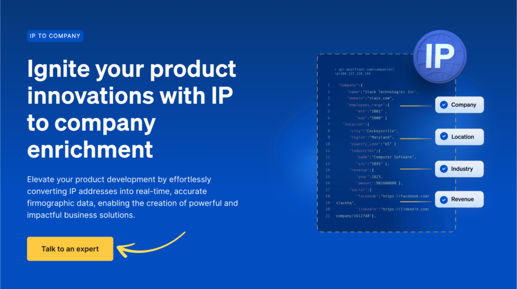Dealfront IP to company