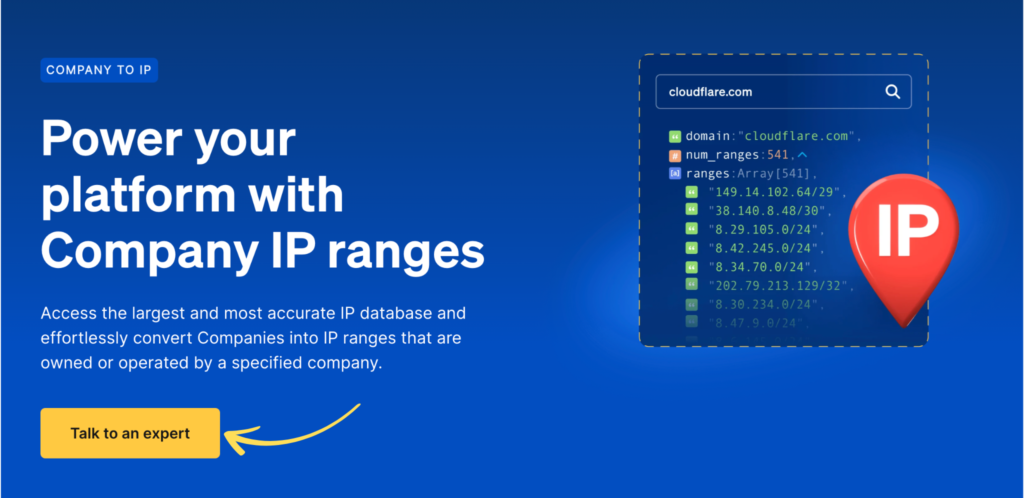 Dealfront company to IP