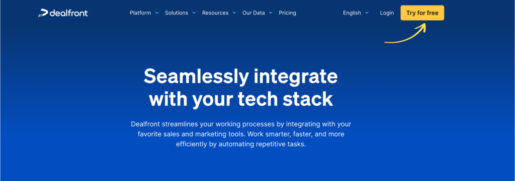 Dealfront buyer intent s