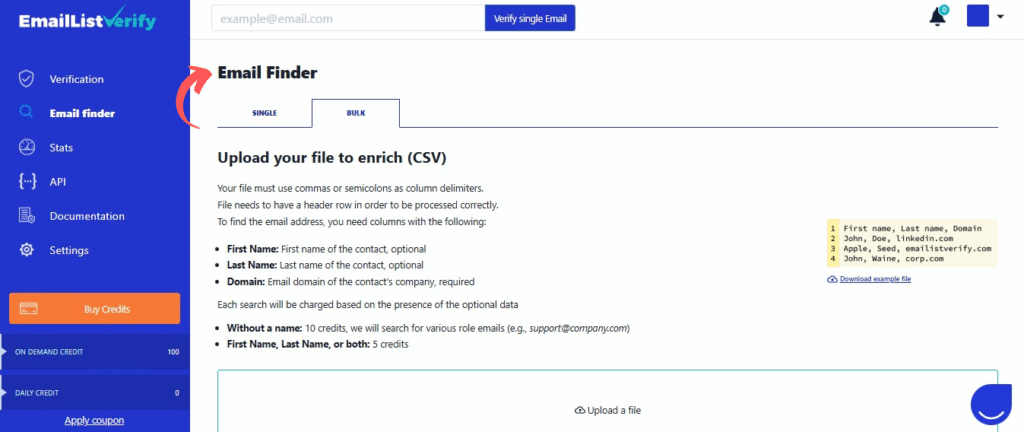 EmailListVerify Email Finder