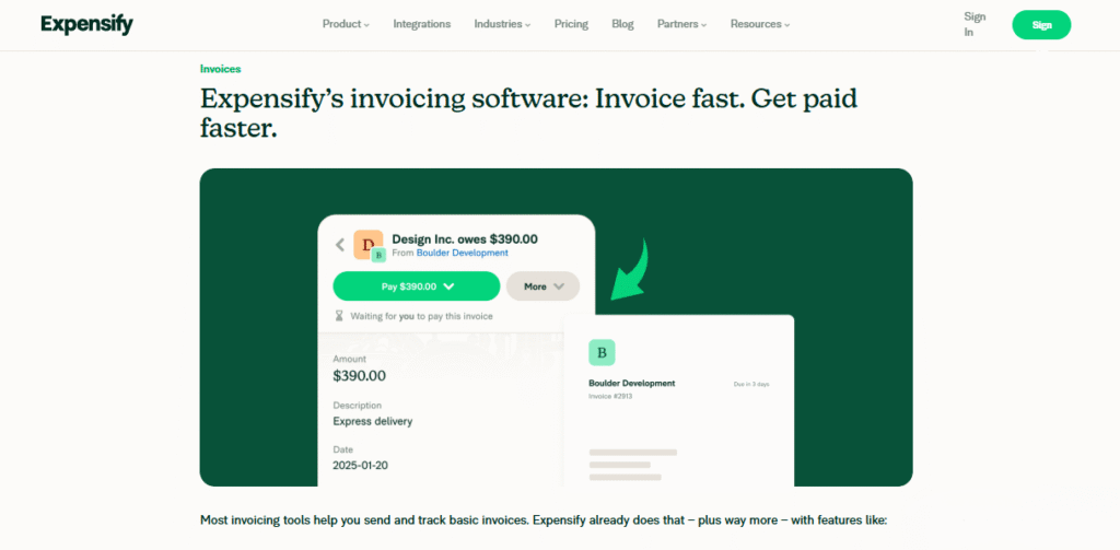 Expensify Bill Pay and Invoicing
