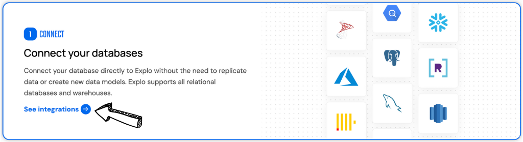 Explo database connector